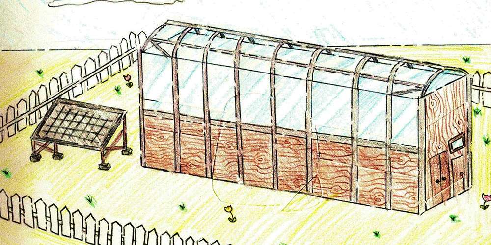 Solar powered off grid greenhouse Sagkeeng First Nations Youth in Manitoba