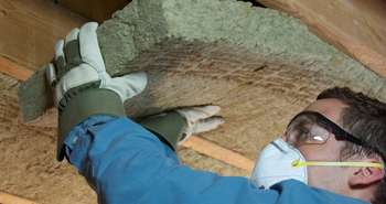 Mineral wool insulation in roof by Rockwool - LEED Platinum V4