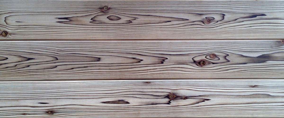 Shou sugi ban carbonized wood siding