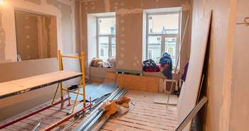 Drywall and construction dust