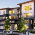 Rendering of River District Sustainable housing development In Vancouv