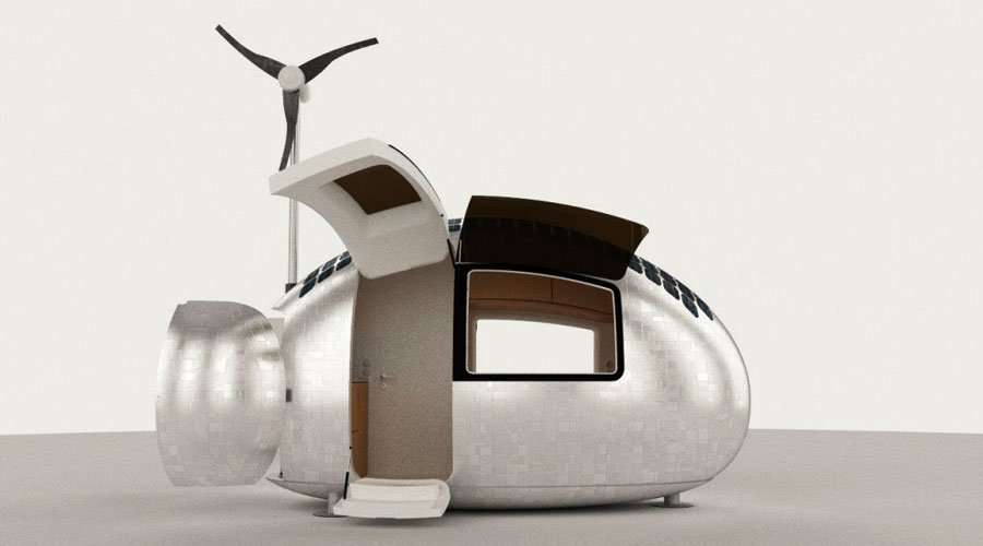 The off-grid Ecocapsule accessory dwelling unit