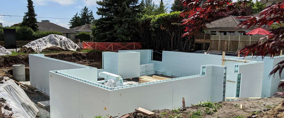 ICF Block Construction - The Definitive History of ICFs from 1932 to 2023 © R j