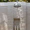 Outdoor solar shower