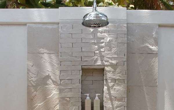 Outdoor solar shower