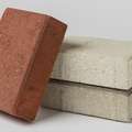 Reduced carbon concrete patio blocks and CMU