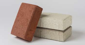 Reduced carbon concrete patio blocks and CMU