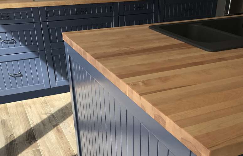 Non-toxic food safe natural wood finishing oil for counters, floors, decks