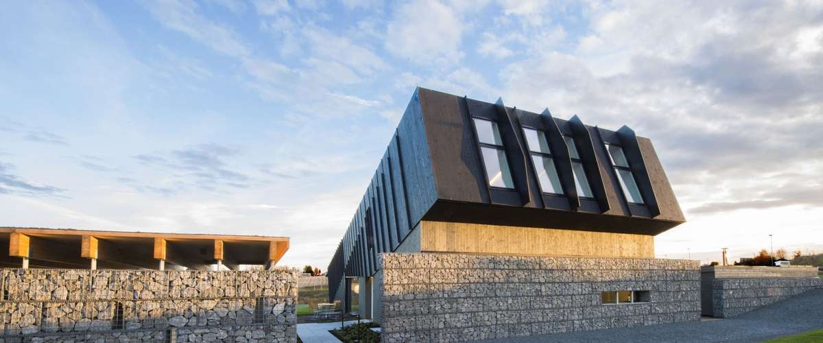 Gabion walls can be used for building homes