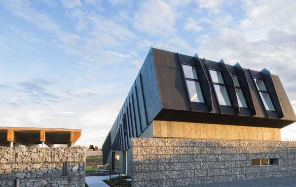 Gabion walls can be used for building homes