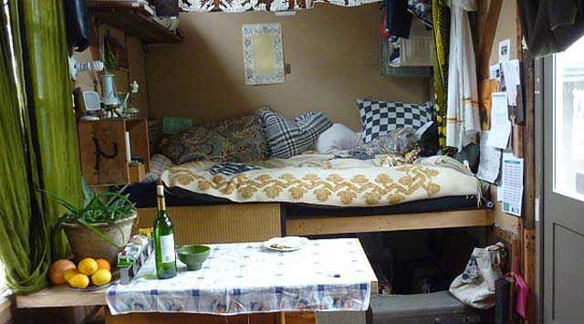 Jenine Alexander's homemade mobile tiny house