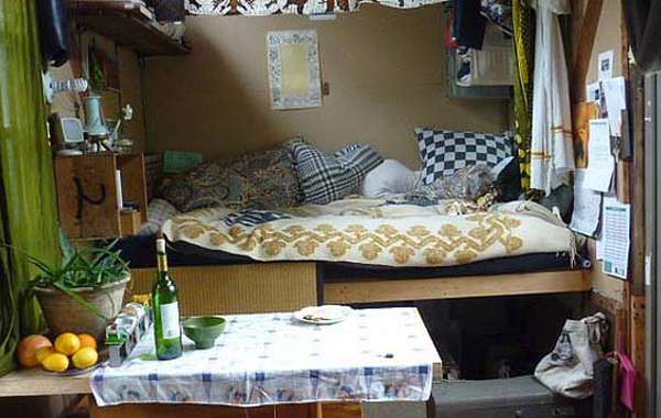 Jenine Alexander's homemade mobile tiny house