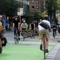 Bike lanes in Downtown Vancouver