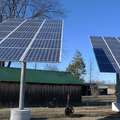 Backyard solar panels