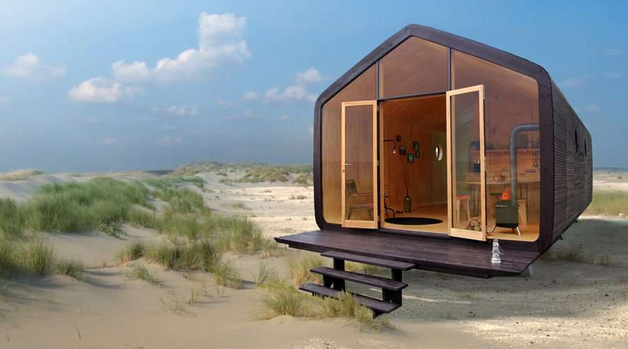 The Fiction Factory Wikkelhouse tiny house made of carboard