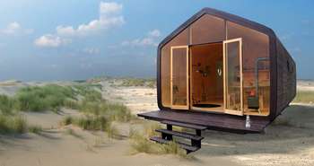 The Fiction Factory Wikkelhouse tiny house made of carboard