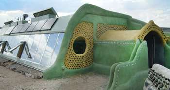 Earthship in Taos, New Mexico, shame they don't work in cold climates