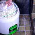 Manual powered foot pedal washing machine for doing laundry off-grid