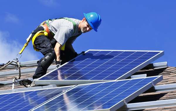 Solar panel installation