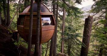 The Hemloft, Joel Allen's secret treehouse near Whistler, BC