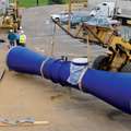 the installation of a LucidPipe power generator via Lucid Energy