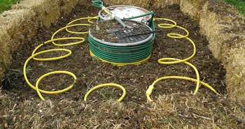 The Methane Midden compost water heater