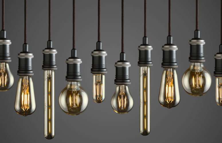 LED filament bulbs