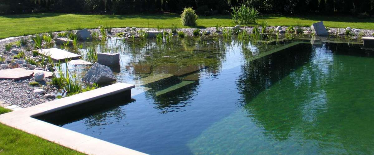 Natural swimming pool design DIY (NSP) for eco homes