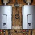 Gas powered tankless water heaters