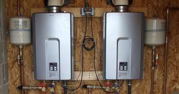 Gas powered tankless water heaters
