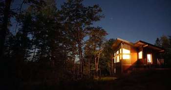 Heating an off-grid home