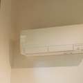 Ductless mini-split air source heat pump installed in a LEED certified PH Home