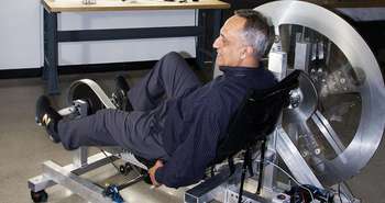 60 minutes on this bicycle can power your home For 24 hours (in theory anyhow)