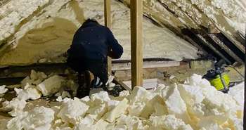Removing spray foam insulation can be problematic, expensive and necessary