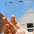 Transparent solar power producing windows