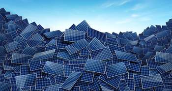 Solar panel recycling to prevent sending them to landfills
