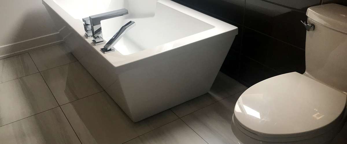 Water efficient bathroom fixtures