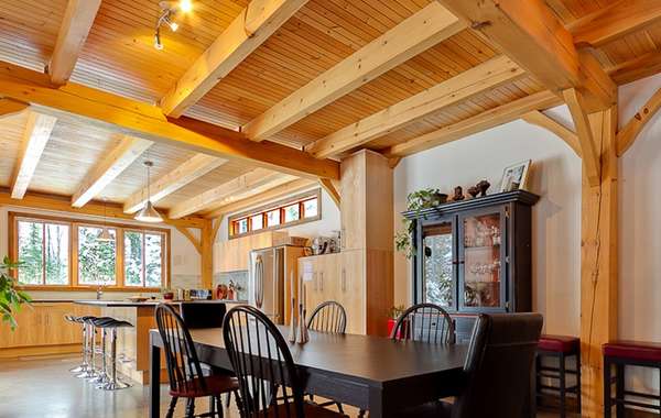 Concrete, wood and steel structures compared - Timber Frame wins!