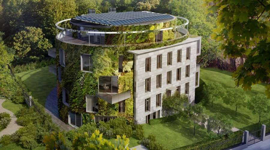 The Bubeneč Gardens Residence in Praque is an inspiring collection of