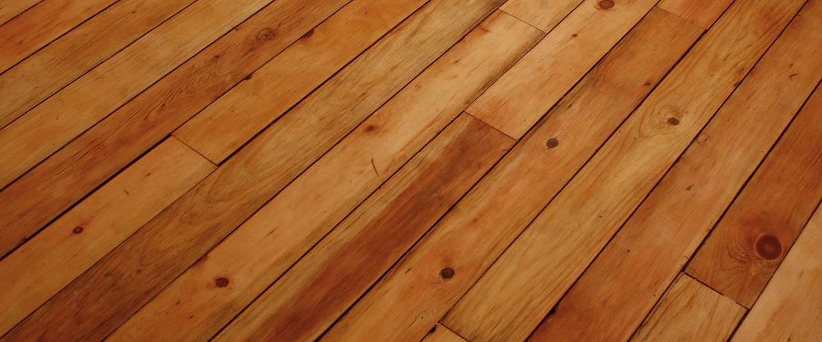 90 year old red pine refinished with zero VOC floor oil
