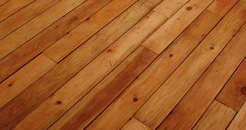90 year old red pine refinished with zero VOC floor oil