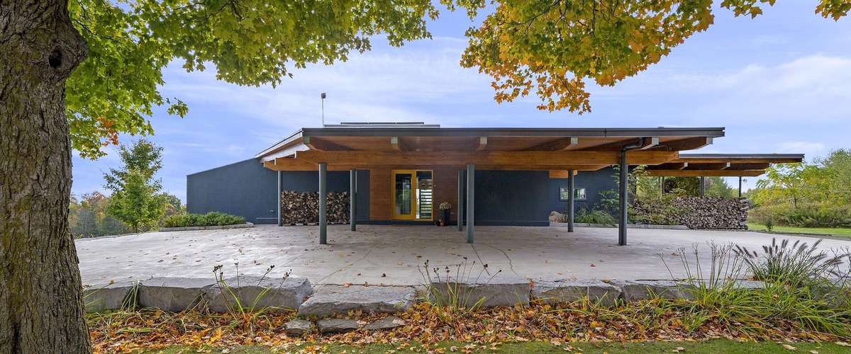 Passive solar design meets practical sustainability in rural ontario home