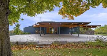 Passive solar design meets practical sustainability in rural ontario home