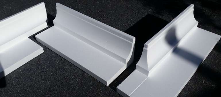 Frost protected shallow foundations forms - details for edge profiles