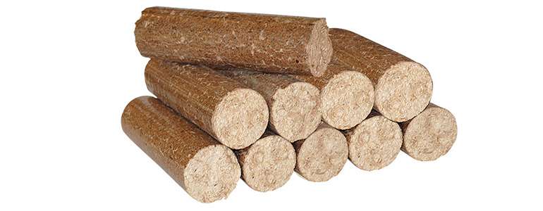 Manufactured pressed fire logs are a great way of getting maximum heat out of sawdust and wood chips