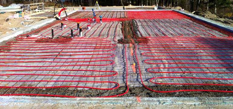 Building Net Zero Energy Homes with Radiant in floor heat is possible, even off grid
