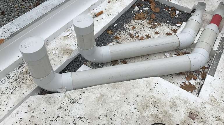 When building a frost protected shallow foundation (FPSF) fit heating tubes.