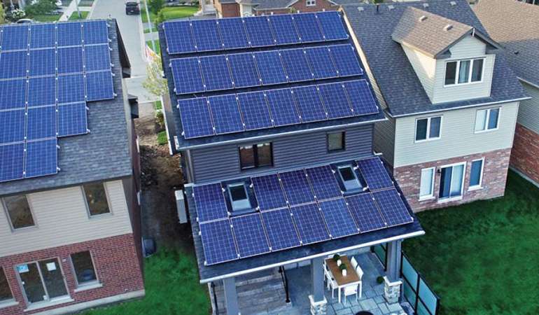 ZNE Zero Net energy / Net Zero Homes results Canada Pilot 