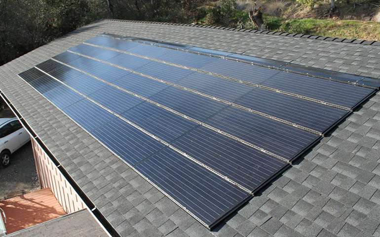 Suntegra BIPV solar shingles