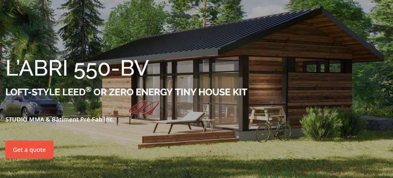 Loft Style Affordable Green Tiny House Prefab Home Kit
